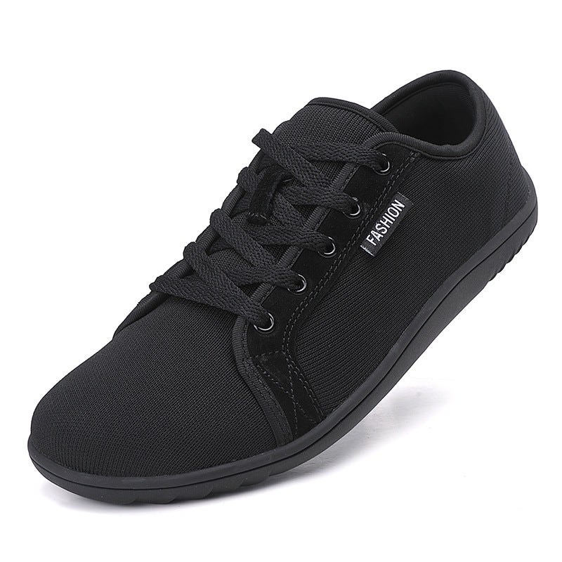 Chaussures décontractées à la mode en maille à bout large