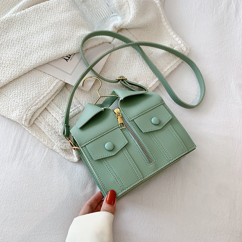 Veste tridimensionnelle d'été pour vêtements, petit sac carré à bandoulière