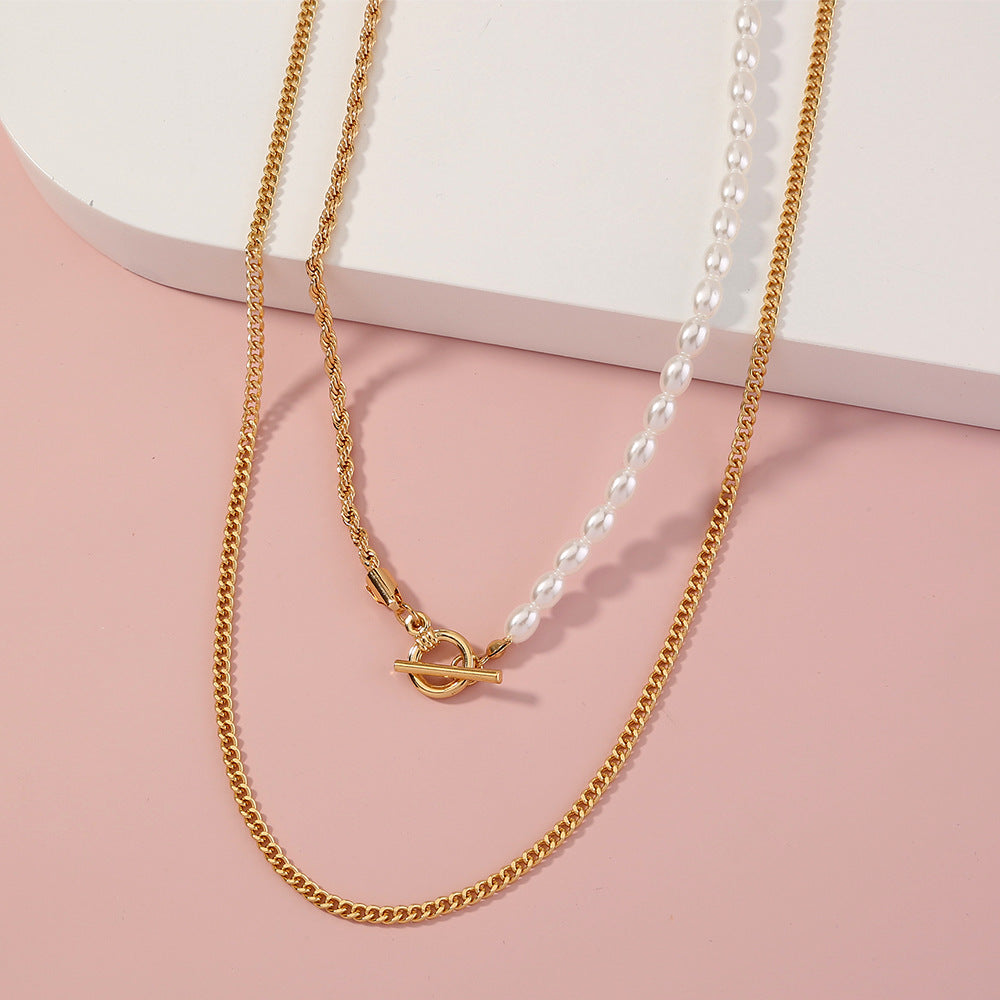Trendy Cool Street Shot Geometry Metal Chain