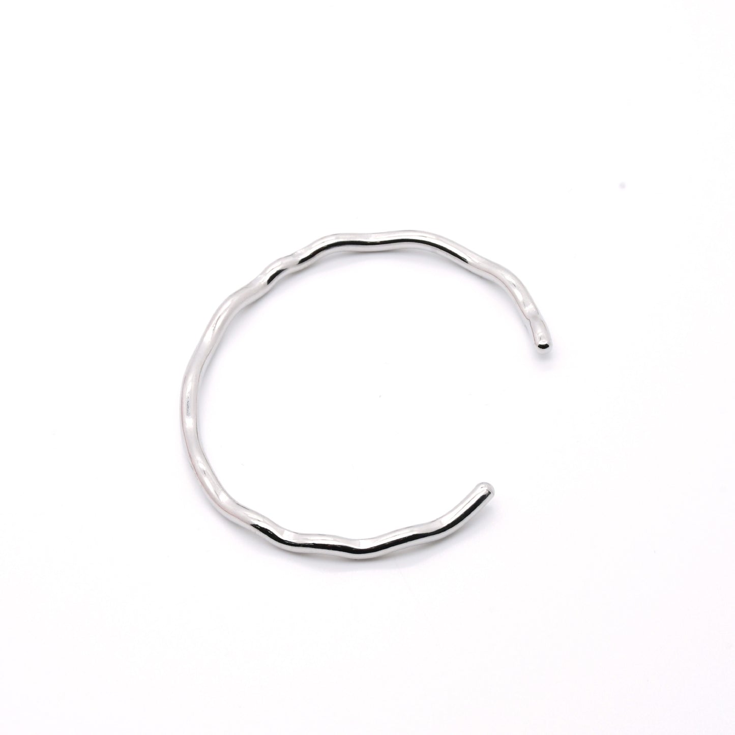 Bracelet d'ouverture de bracelet simple à motif de vague