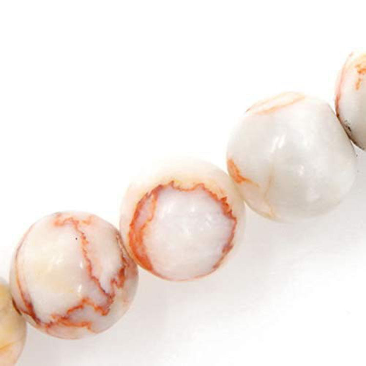 Pulsera de loto de tela de araña roja