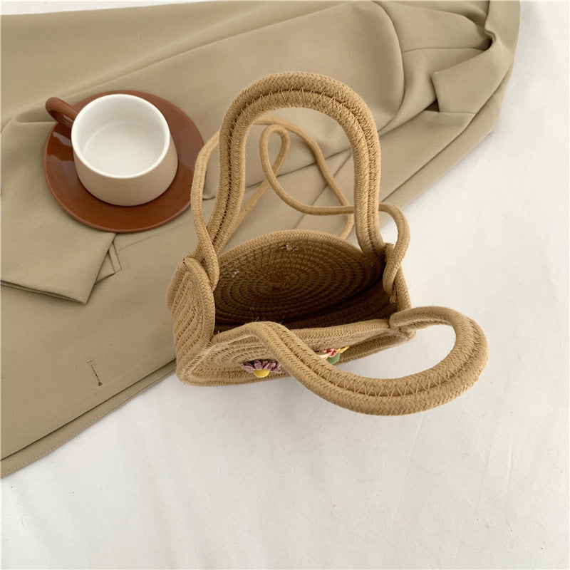 Sac tissé à la main en paille de mode pour femmes