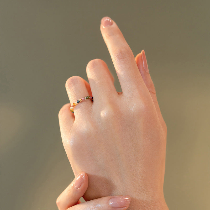 Women's Small Tourmaline Ball Ring