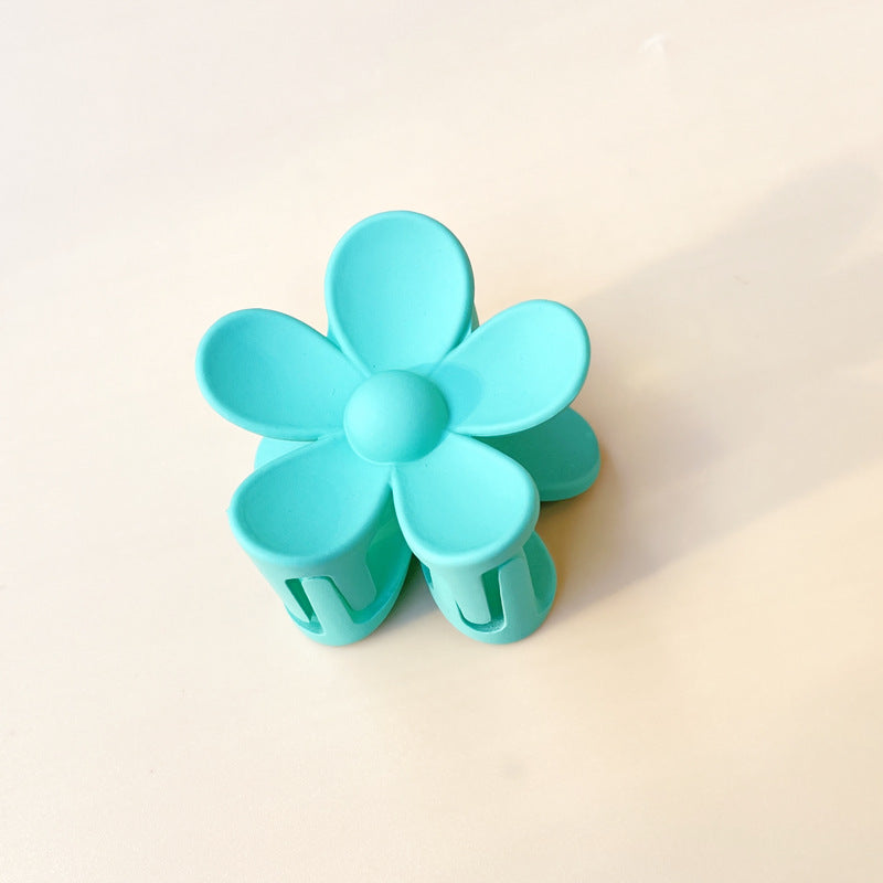 Pince à cheveux fleur givrée couleur bonbon d'été