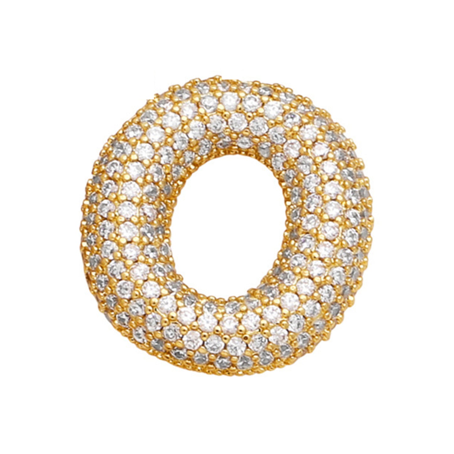 18K Gold Plated Balloon English Letter Pendant Necklace