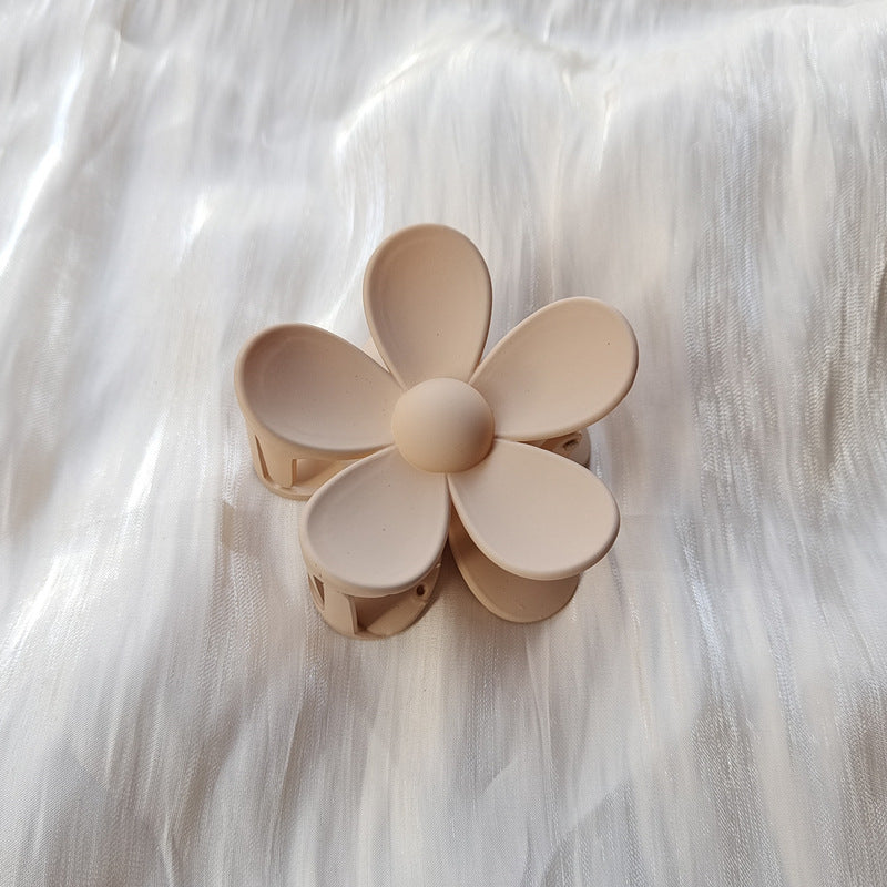 Pince à cheveux fleur givrée couleur bonbon d'été