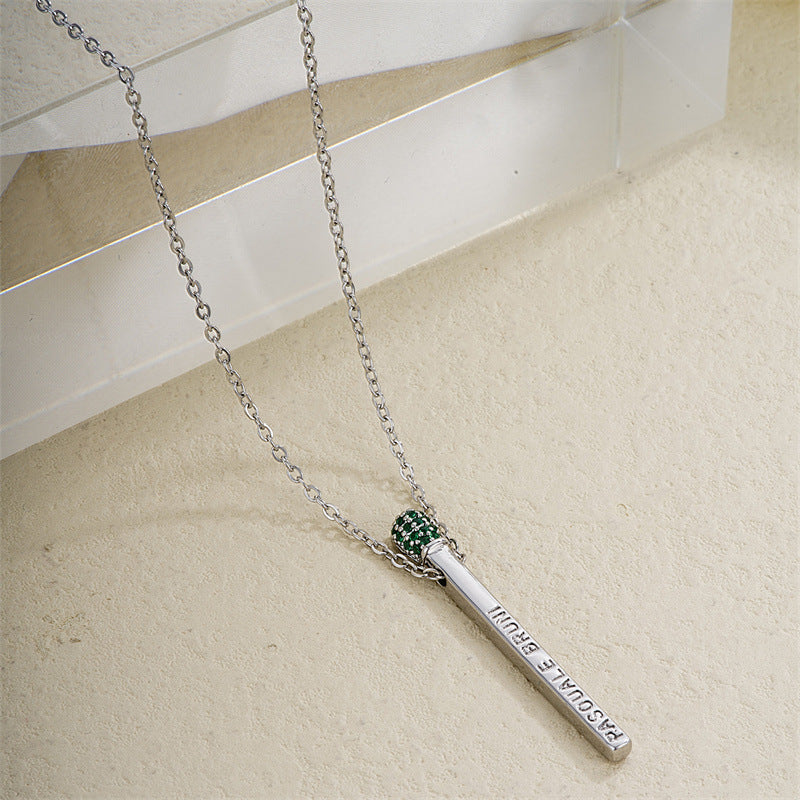 Collier pendentif microphone de musique de personnalité créative