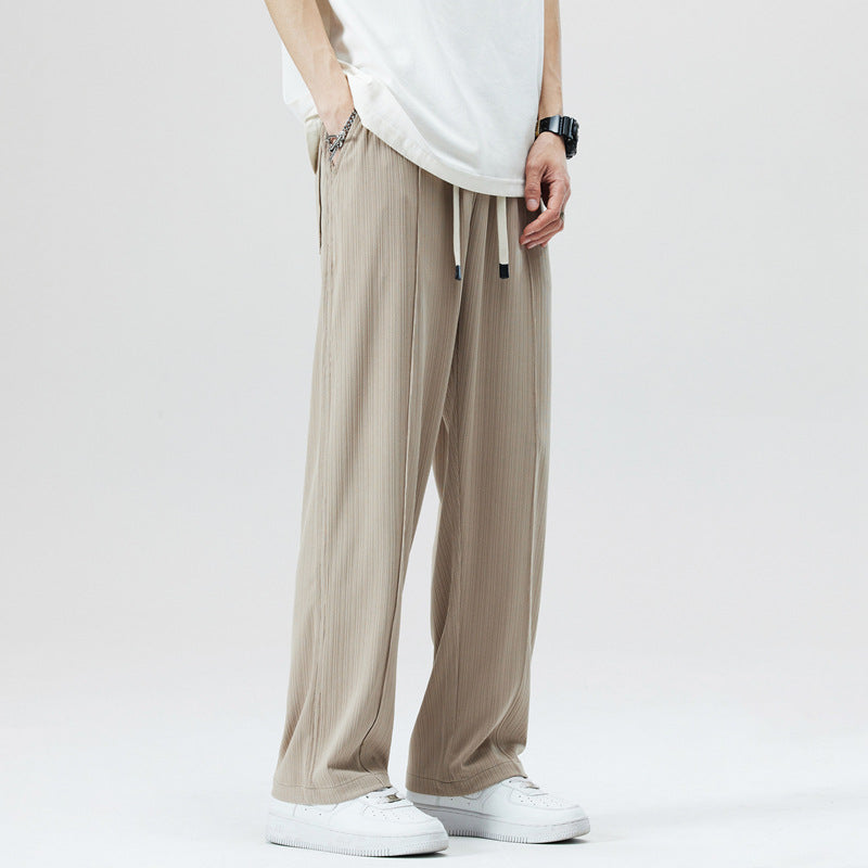 Men's Fashion Casual Loose Straight Drooping Long Pants
