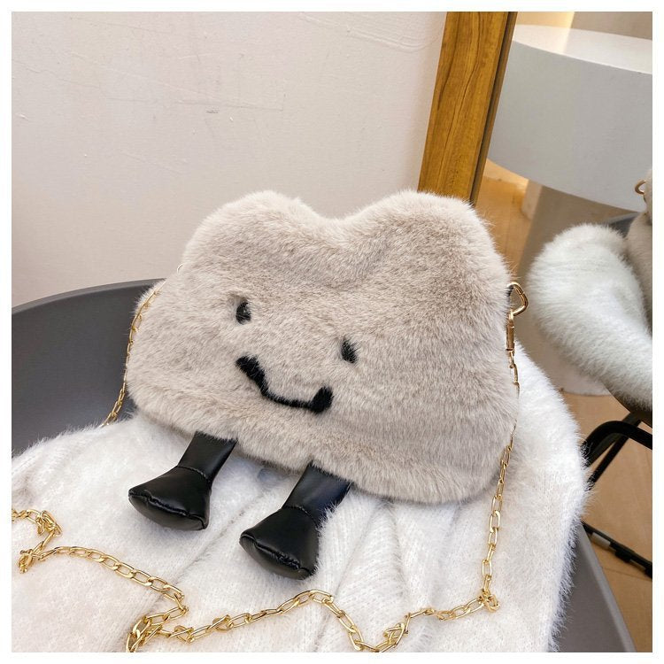 Women's Fashion Plush Cloud Shoulder Bag