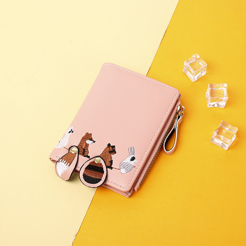 Women's Short Student Wallet Simple Korean Style Cute