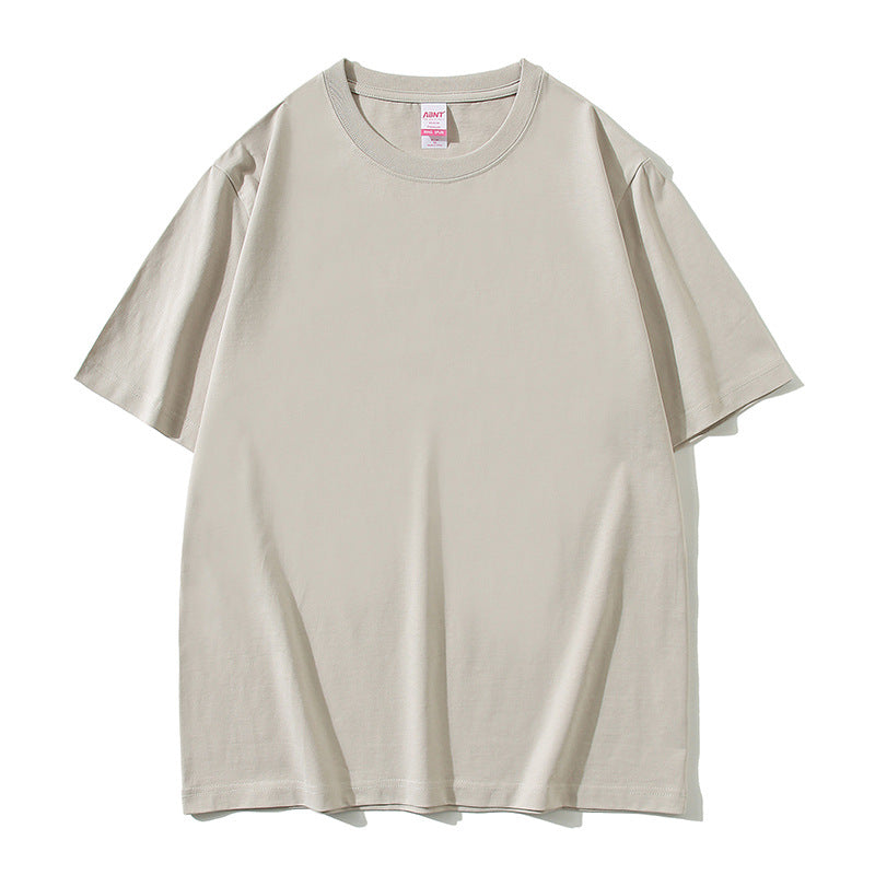 220g Long Staple Combed Cotton Cool Half-sleeved Loose T-shirt