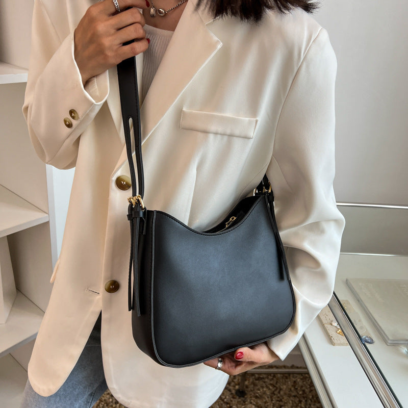 Sac à bandoulière seau pour femmes, sac à bandoulière mode Simple Portable