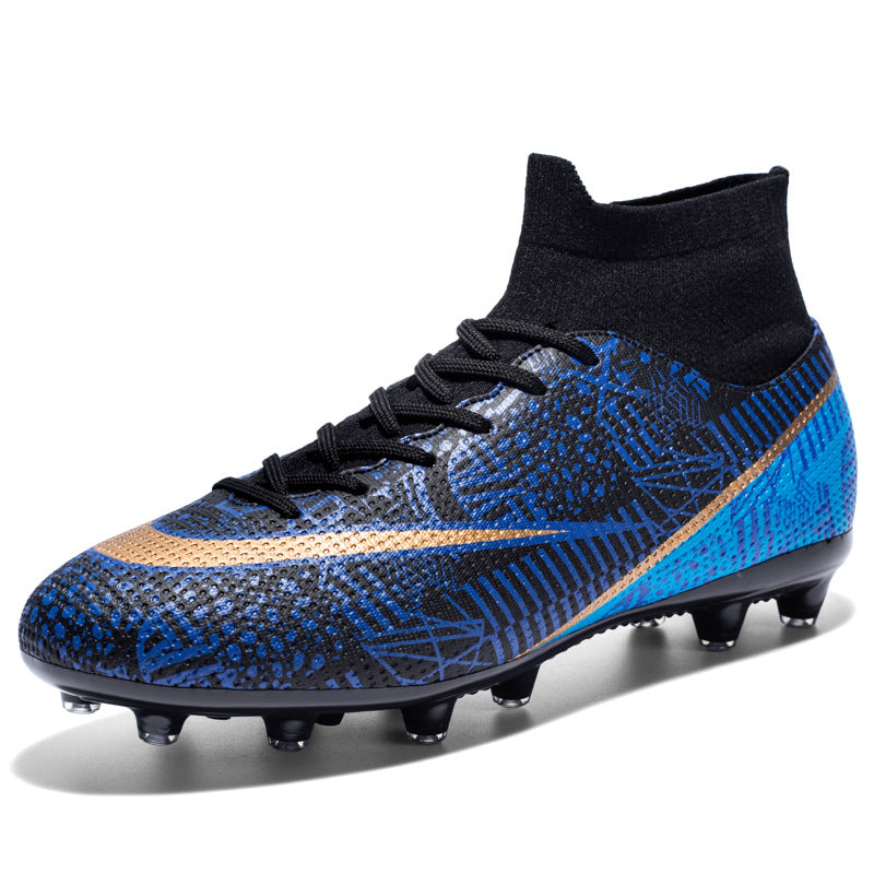 Nouveau Chaussures de football de terrain ferme haut de gamme de sport respirant