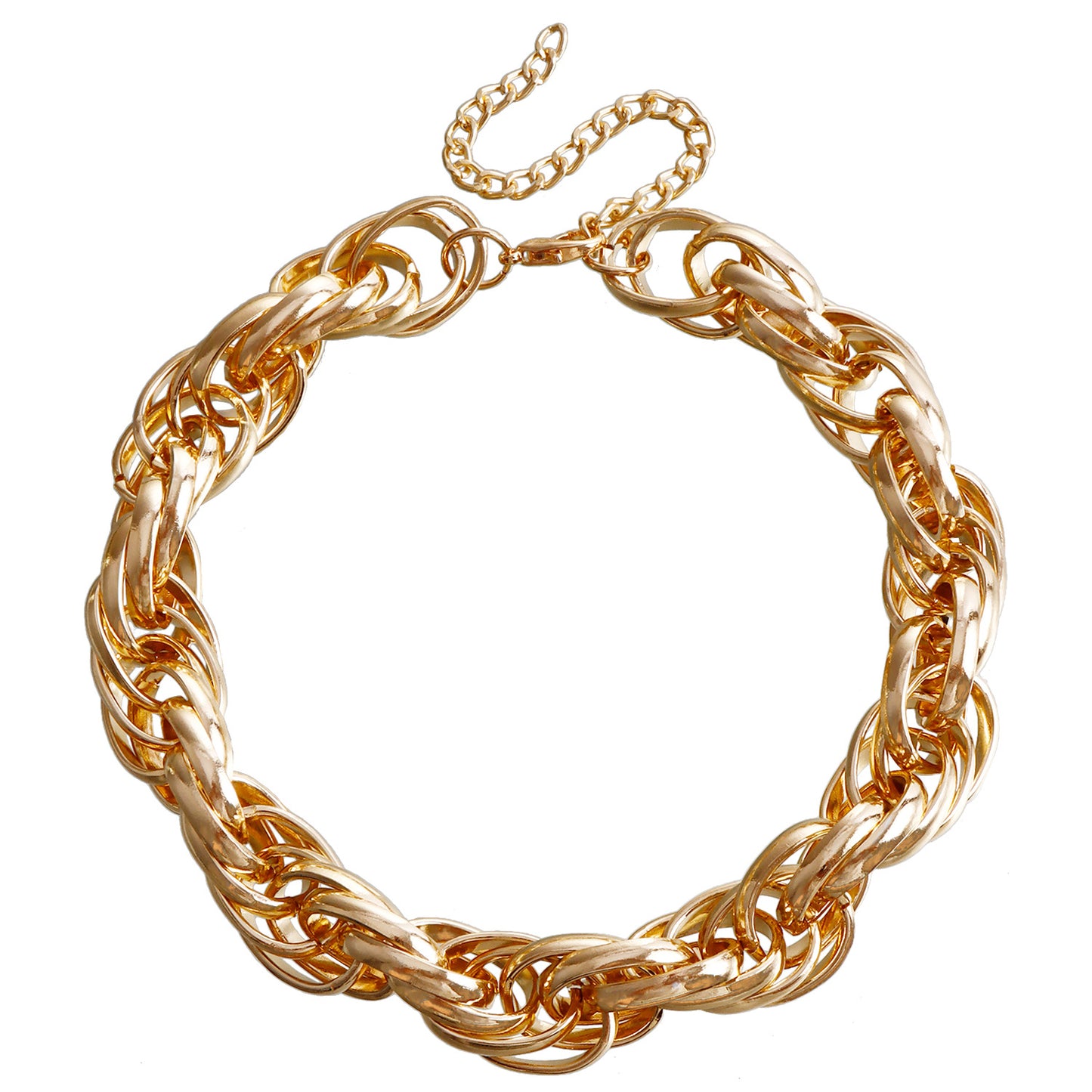 Collier Simple à coutures colorées pour femmes, style Hip-hop de rue