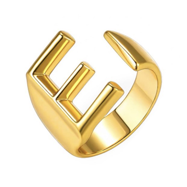 Women's Personality Fashion 26 English Letters Ring