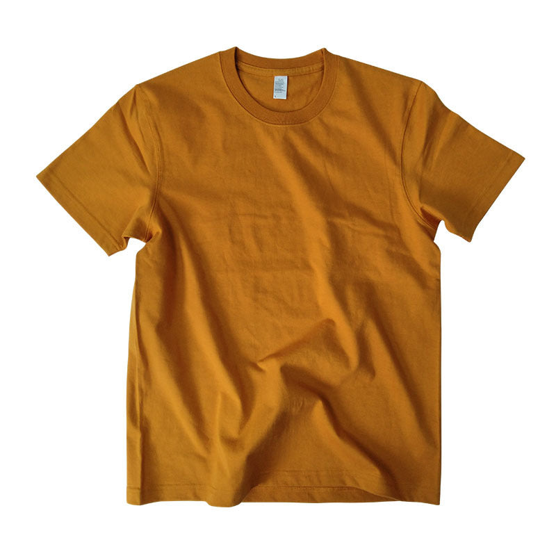 Unisex Thickened Heavy Pullover Japanese Short Sleeve Loose