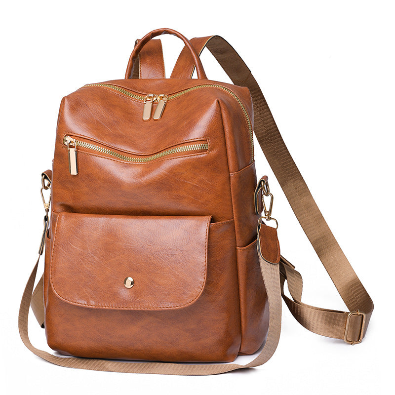 Sac à dos rétro pour femmes, mode décontractée, multifonctionnel, assorti avec tout, sac de voyage en plein air