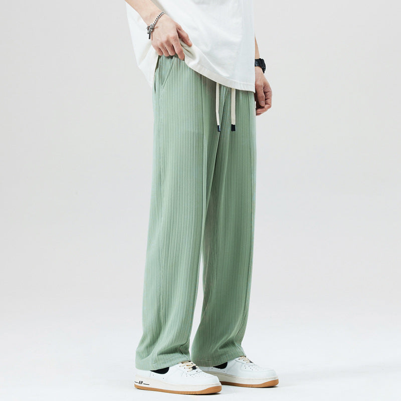 Men's Fashion Casual Loose Straight Drooping Long Pants