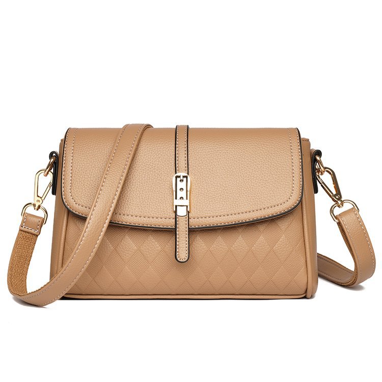 Bolso mensajero de alta calidad Cuero suave simple