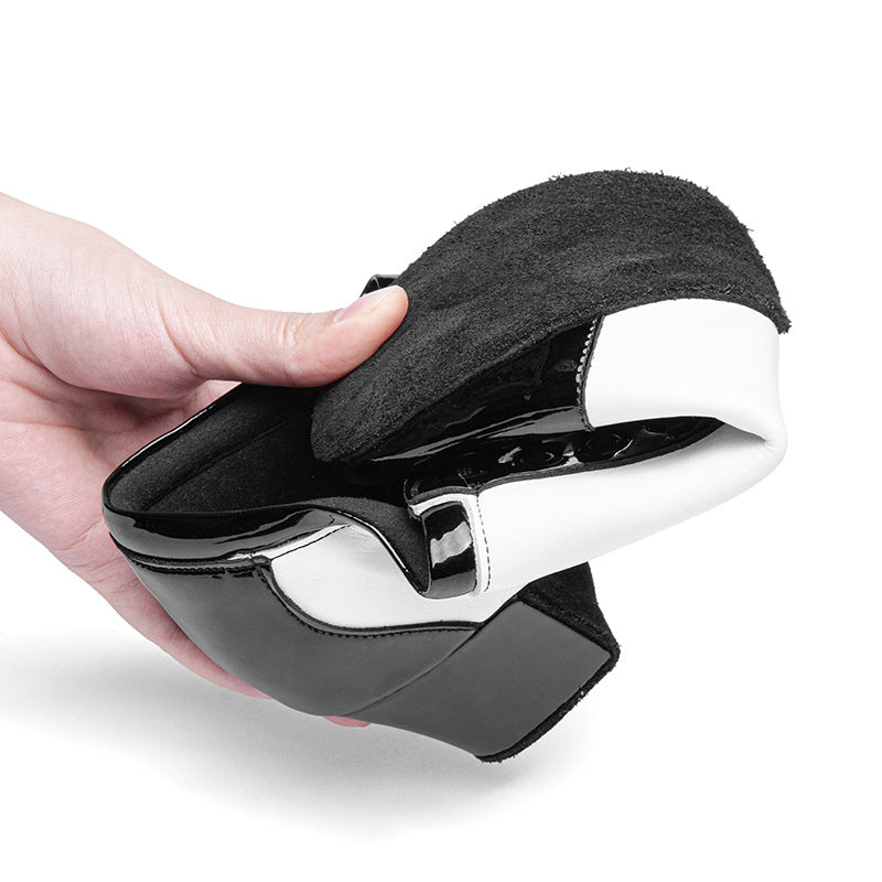 Zapato de baile para hombre con fondo suave para interiores, zapatos de baile latino cuadrados, zapato de baile