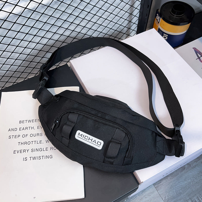 Sac de poitrine pour vêtements de travail, tendance de rue, sac à bandoulière personnalisé Hip Hop
