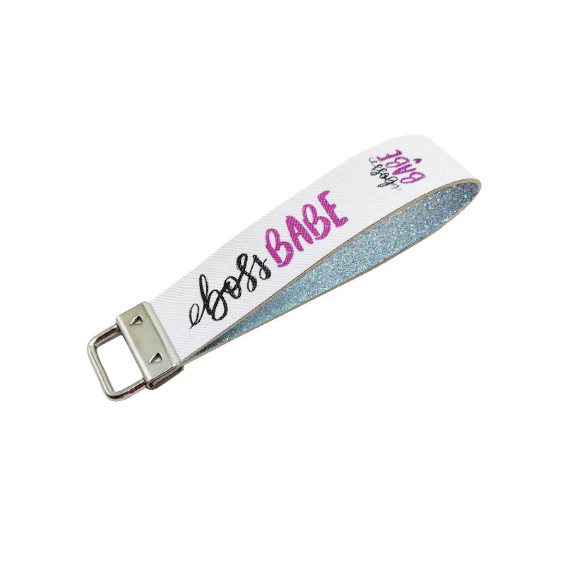 Porte-clés en cuir PU pour hommes et femmes