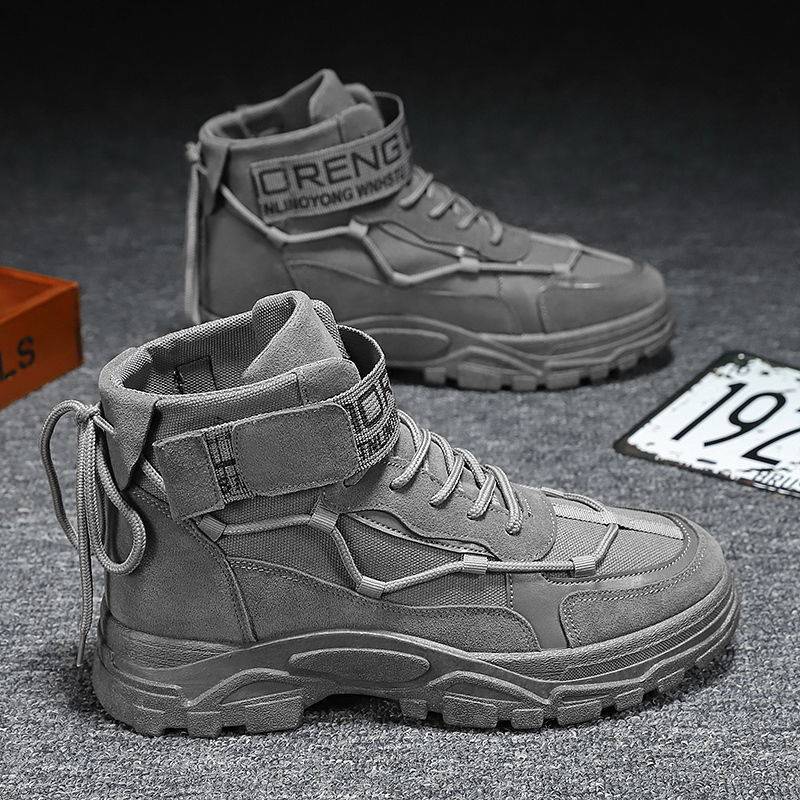 Bota de trabajo informal de estilo británico para hombre