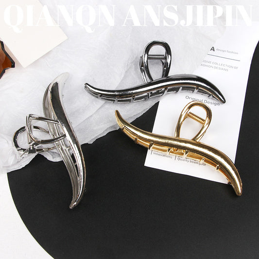 Simple High-grade Metal Barrettes Women