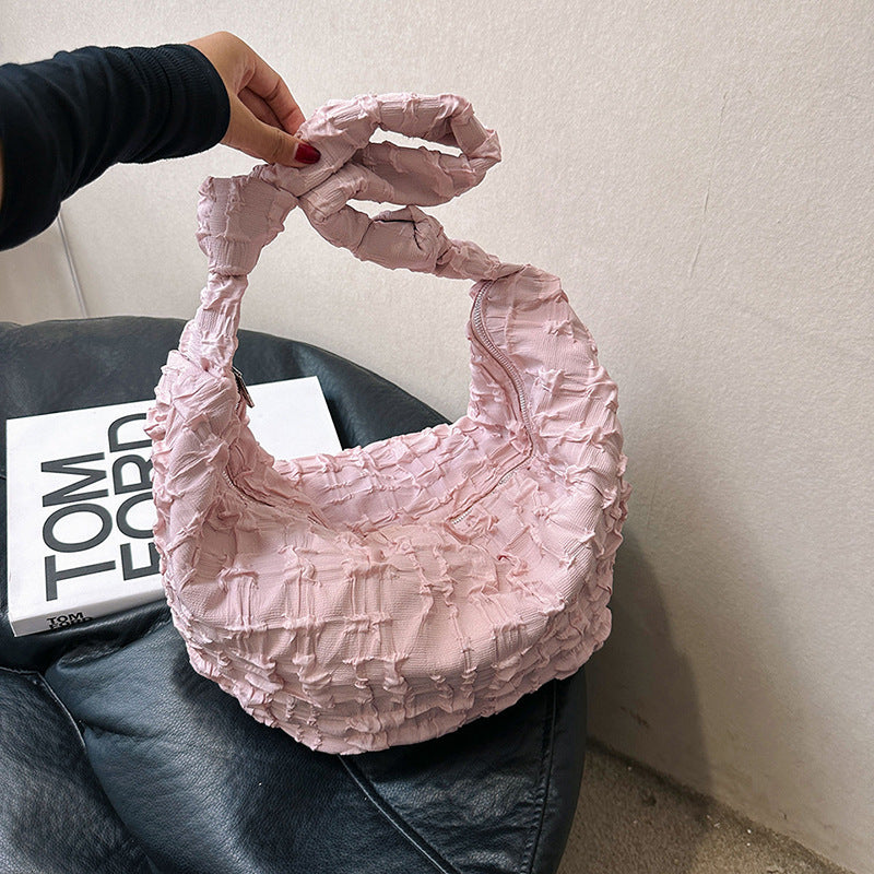 Mesh Female Cloud Bag Crossbody