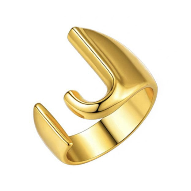 Women's Personality Fashion 26 English Letters Ring