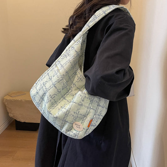 Bolso tejido de punto para mujer de gran capacidad