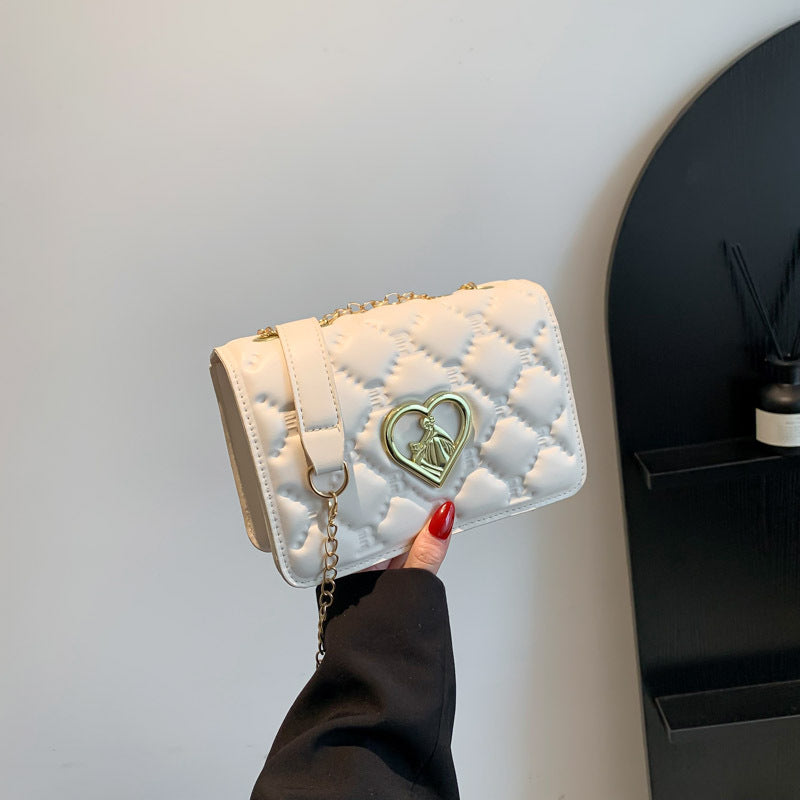 Bolso bandolera moderno con cadena simple para mujer