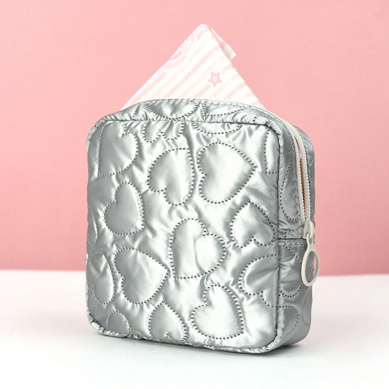 Sac de rangement couleur bonbon, mignon, étudiant Portable