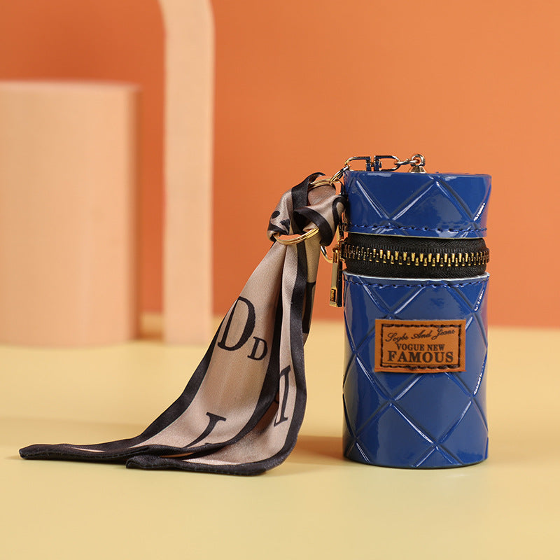Creative Leather Presbyopic Bucket Key Case