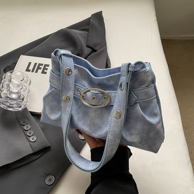 Sac à bandoulière plissé à la mode d'été