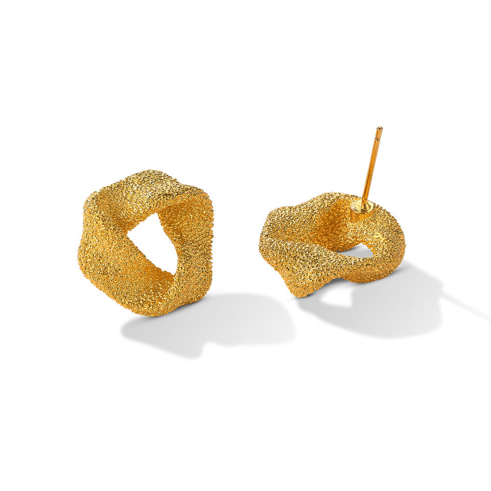 Women's Fashion Horn King Ear Studs
