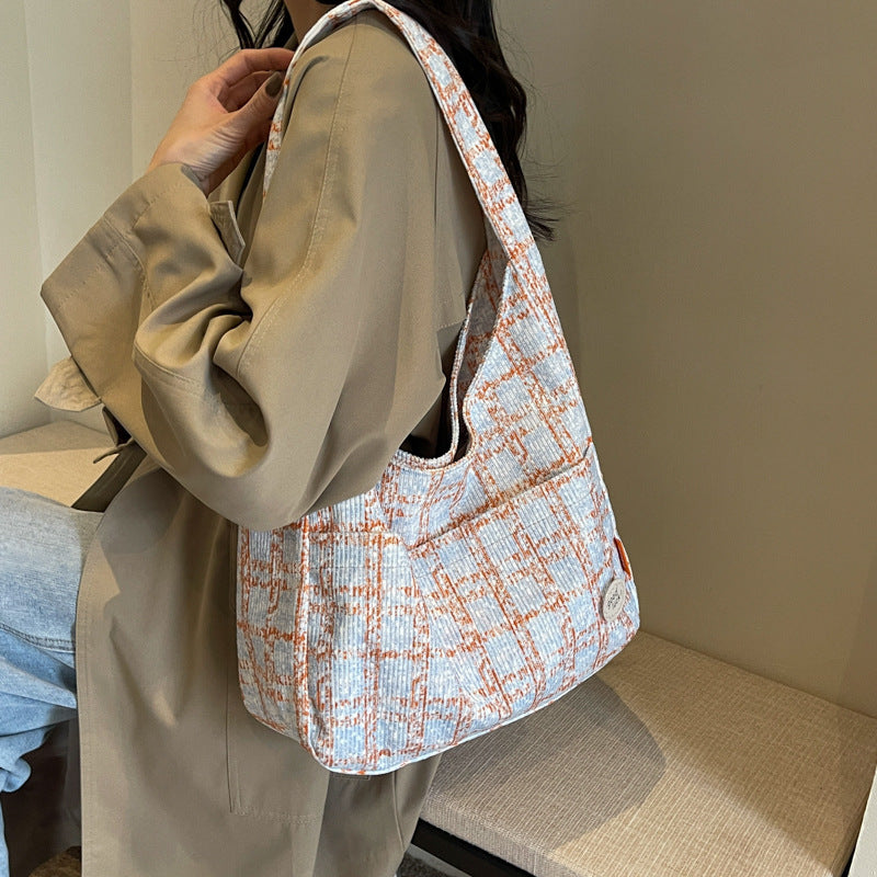 Large Capacity Women's Knitted Woven Bag