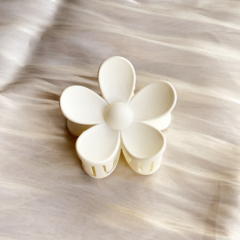 Pince à cheveux fleur givrée couleur bonbon d'été