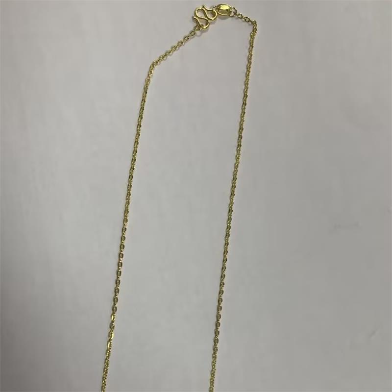 Collier en or plaqué cuivre populaire, ornement, mode de luxe abordable