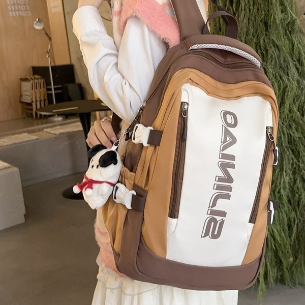 Sac à dos de voyage pour ordinateur simple et cool, grande capacité, tendance et loisirs
