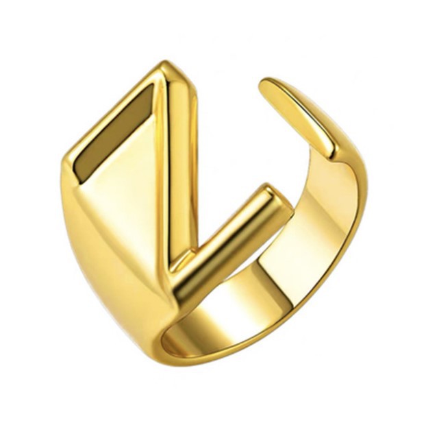 Women's Personality Fashion 26 English Letters Ring
