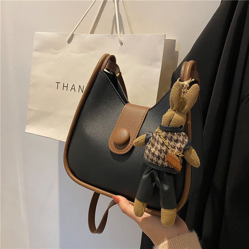 Bolso de hombro retro para mujer Simple Messenger