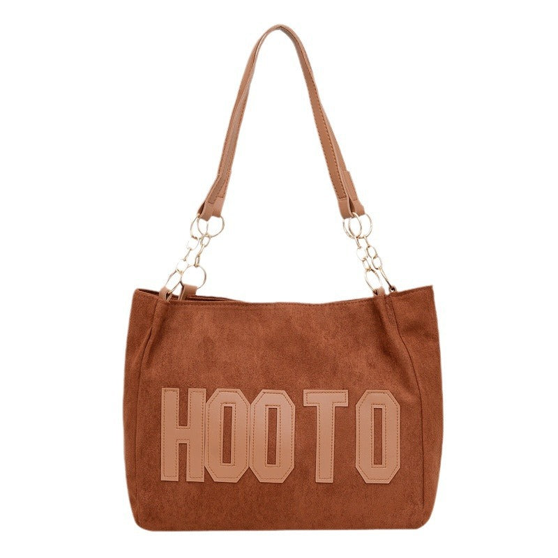 Simple Letter Printing Women's Bag Simple