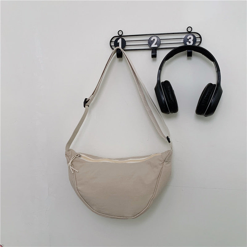 Sac messager à bandoulière de Style occidental, couleur unie, à la mode, assorti avec tout, Style coréen Ins