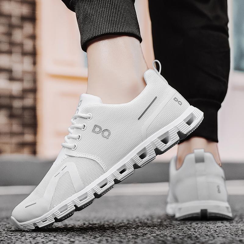 Zapatos para correr de malla ligeros y transpirables a juego de moda casual para hombres