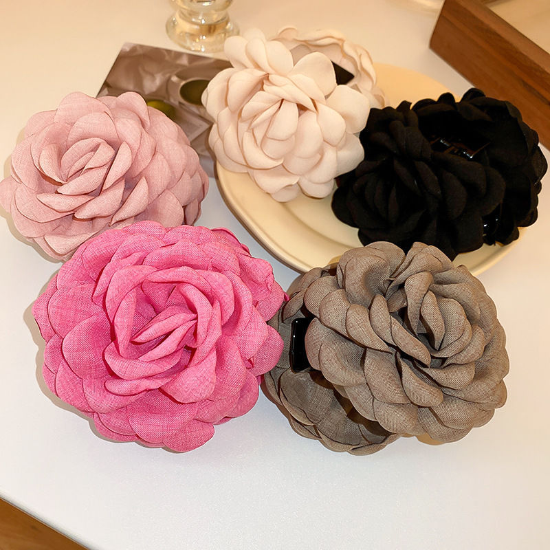 Barrettes gracieuses simples à fleurs pour femmes