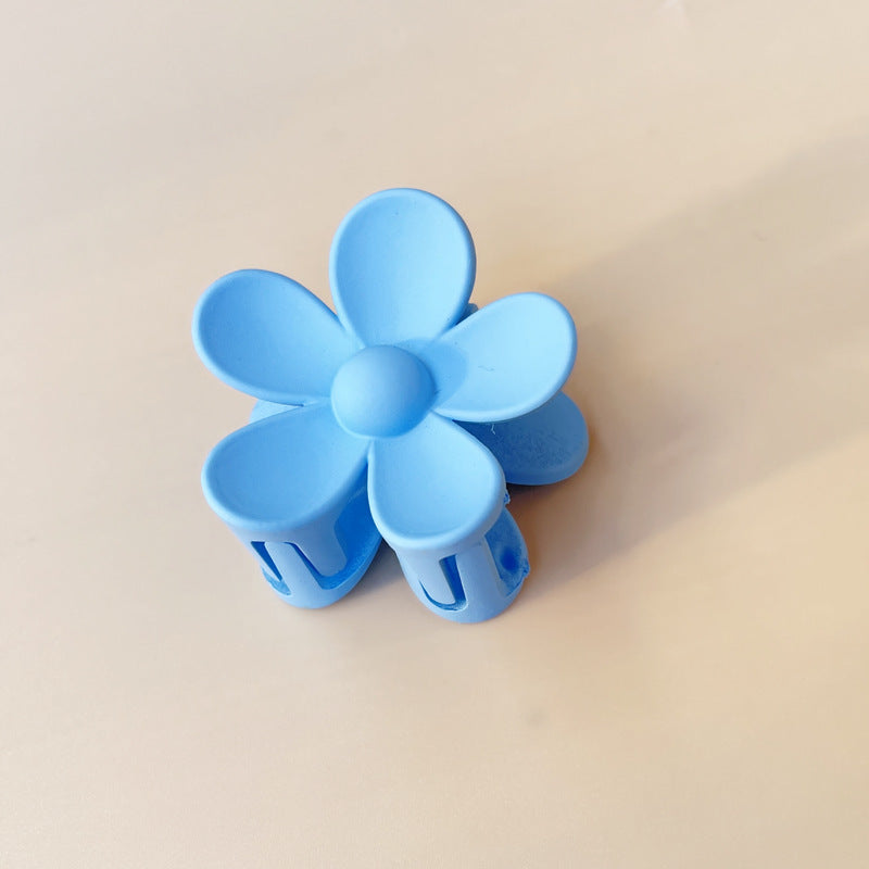 Pince à cheveux fleur givrée couleur bonbon d'été