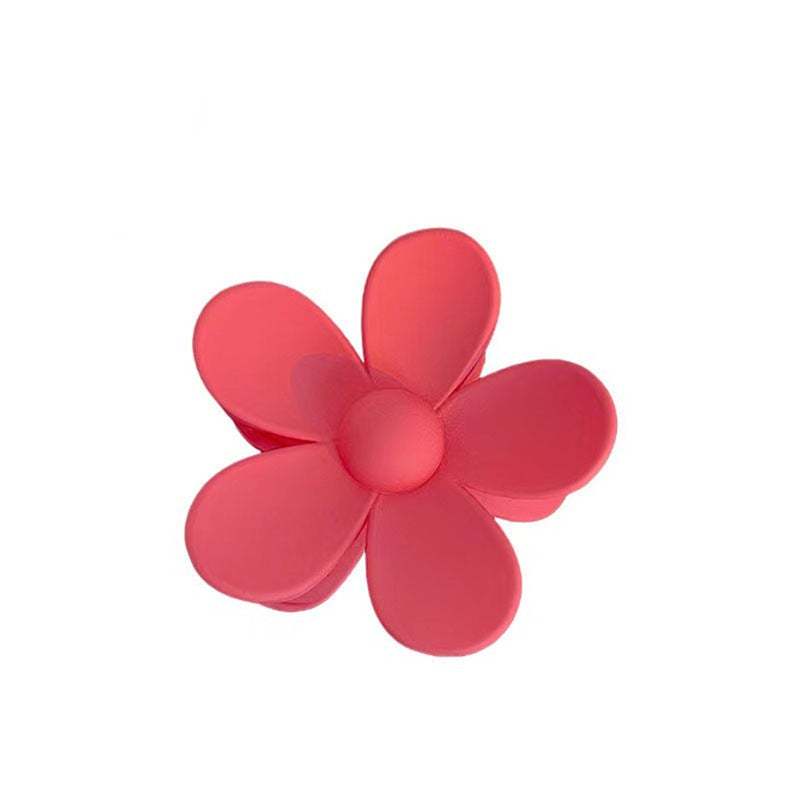 Pince à cheveux fleur givrée couleur bonbon d'été