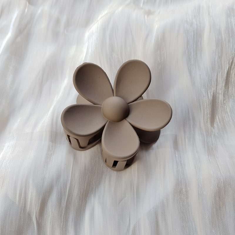 Pince à cheveux fleur givrée couleur bonbon d'été