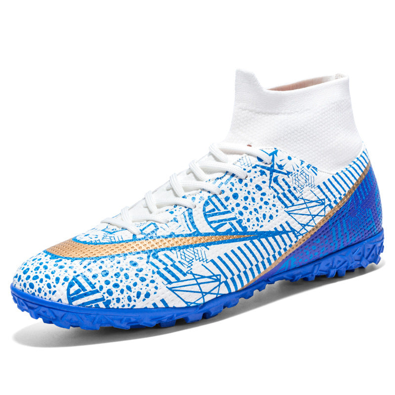 Nouveau Chaussures de football de terrain ferme haut de gamme de sport respirant